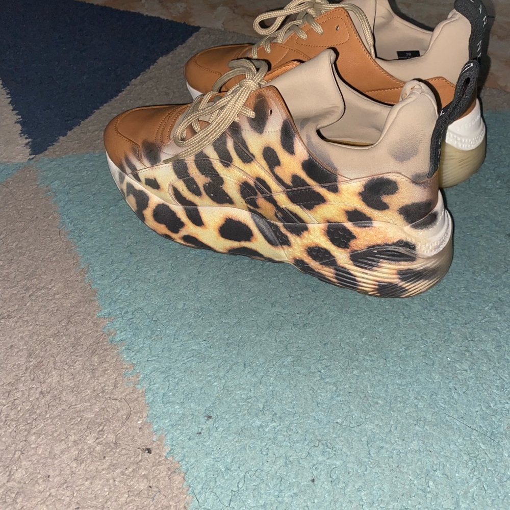 Stella McCartney Brown animal print trainers - Picture 4 of 5
